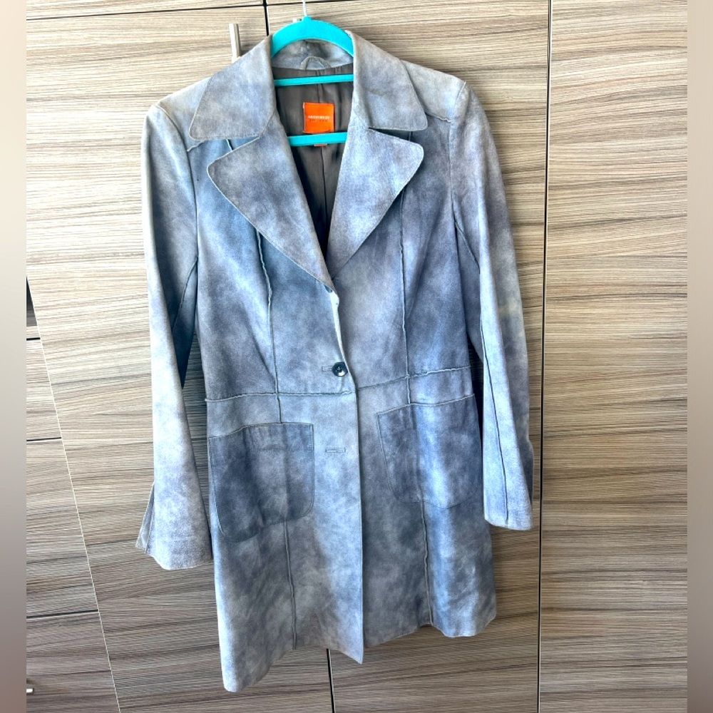Anonymous John Carlisle Denim Leather Jacket